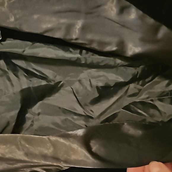 Lars Amadeus sz.L black velvet blazer suit coat NWT - Picture 9 of 9